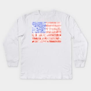 usa flag Kids Long Sleeve T-Shirt